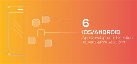 Six iOS/Android App Development Questions to Ask Before You Start