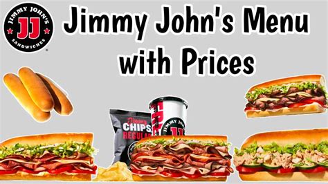 Free Printable Jimmy John's Menu | Easy Download - Printables for Everyone