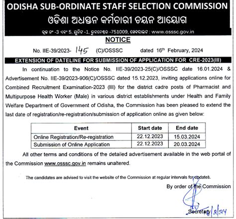 OSSSC MPHW Pharmacist Recruitment 2024, Apply Online, 2453 Vacancies ...