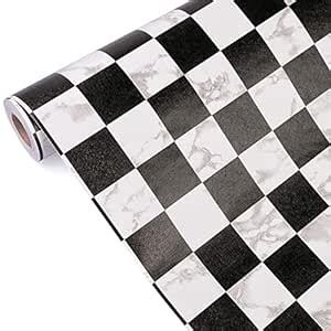 ANNA CREATIONS PVC Vinyl Self Adhesive Check Waterproof Stickers Wall ...