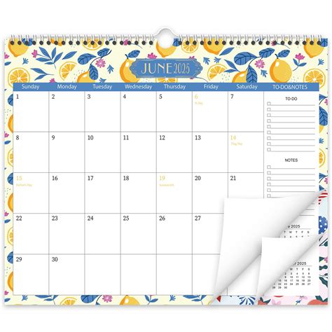 Guasslee Wall Calendar 2025 2026 School Year Calendar From Jun ...