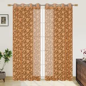 FRESH FROM LOOM Sheer Curtains 7 Feet Long for Door & Window | Premium ...
