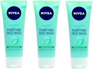 NIVEA Purifying Mixed to Oily Skin 150ML Each (Pack of 3) Face Wash ...