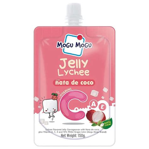 Buy Mogu Mogu Lychee With Nata De Coco Jelly, 150 gm | 19 Minutes ...