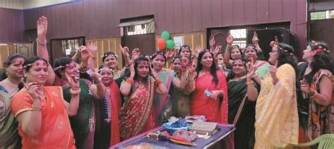 तीज महोत्सव कार्यक्रम में झूमीं महिलाएं - Women danced in Teej festival ...