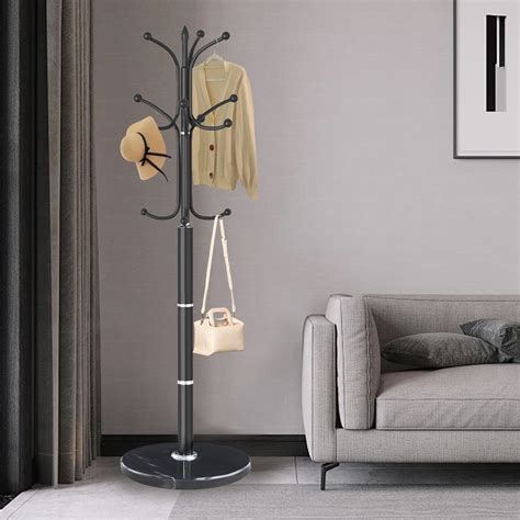 Amazon.com: LOZABEE Metal Coat Rack Stand, Modern Freestanding Coat ...