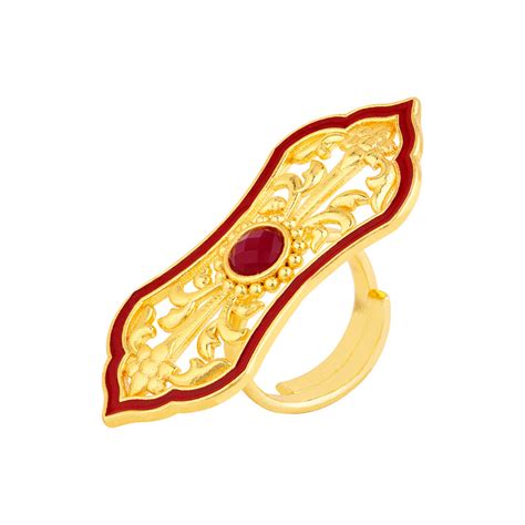 Swarnam Filigree Design Ring – VOYLLA