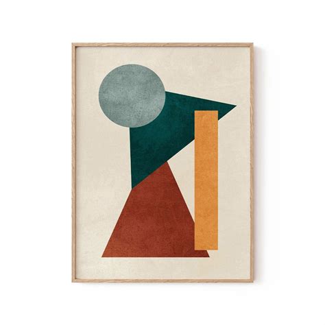 Shapes 17 Minimalist Wall art: Buy Minimalist Geometric Art Paintings ...