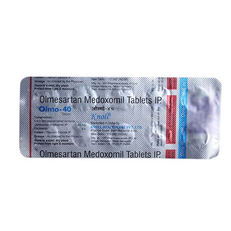 Olmo 40 Tablet | Uses, Side Effects, Price | Apollo Pharmacy