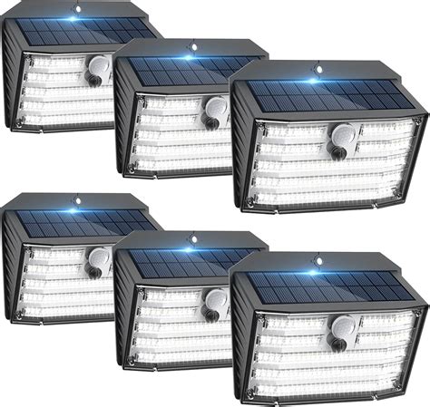 Solar Motion Lights Outdoor, Ultra Bright Solar Fence Lights with ...