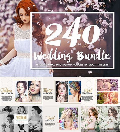 The best wedding photoshop actions set | Free download