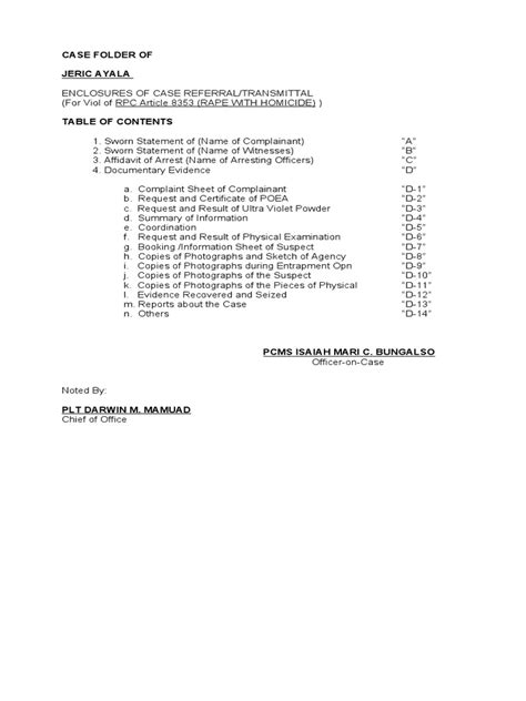 Image result for Case File Setup