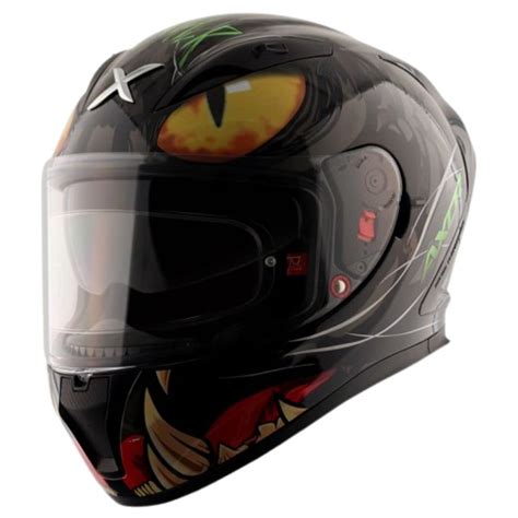 Axor Helmets Street Panther Helmet (Black Grey, Medium) : Amazon.in ...