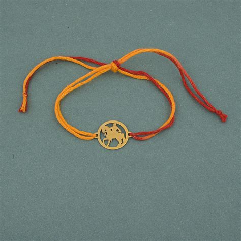 925 Sterling Silver 24kt Gold Plated Shivaji Rakhi for Brother – LBV