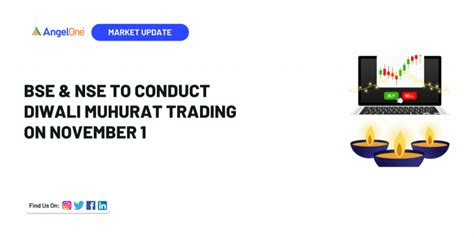 BSE, NSE to conduct one-hour Diwali 'Muhurat Trading' on November 1