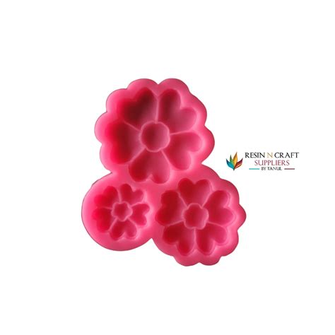 Floral Delight: 3-in-1 Flower Mold for candle and soap mould – RESIN N ...