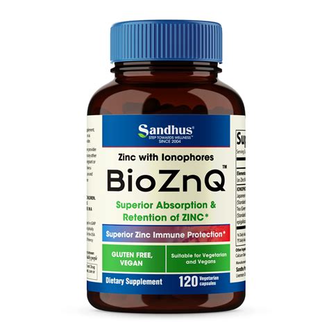 BioZnQ (Bio Zinc) Zinc with Ionophores for Immune India | Ubuy