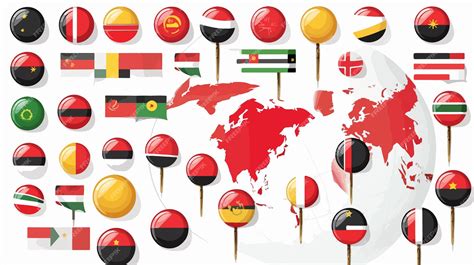 Diverse Shapes of Indonesia Flags and Geographic Map | Premium AI-generated vector