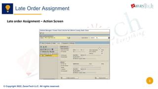 Image result for Time Order Assignment