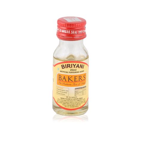 Bakers Biryani Artificial Flavouring Agent, 20ml Bottle : Amazon.in ...