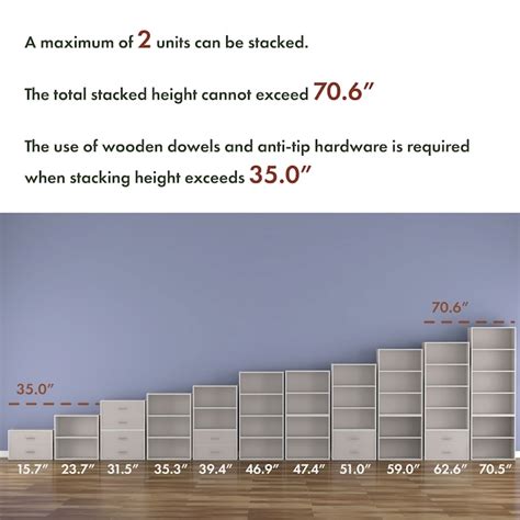 Furniture of America Quincy Greige Composite 3 -Shelf Modular Bookcase ...