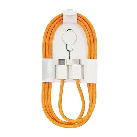 2-Pack 60W USB-C Braided Cable for iPhone 15–17 – 20 Percent