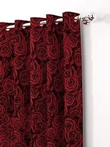 Buy BEDSPUN Combo Set of 2 Piece Modern Polyetser Eyelet Floral Pattern ...