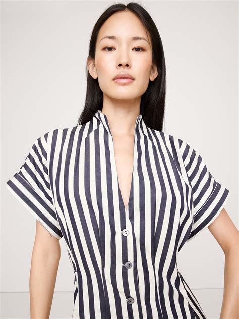 Cotton Poplin Shirt Dress | Banana Republic