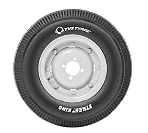 TVS Tyres Street King Auto 250 4.00-8 76E Tube-Type Auto Tyre : Amazon ...