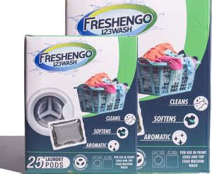 FRESHENGO Combo Offer 123 Wash Eco Laundry Detergent Pods for Washing ...