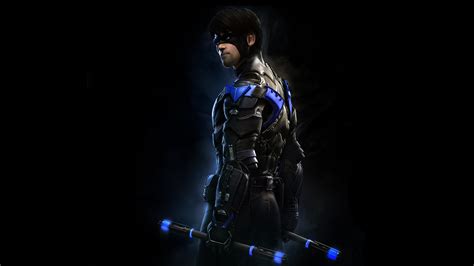 HD Wallpaper of Nightwing from Batman: Arkham Knight