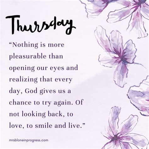 101 Best Thursday Quotes to keep you inspired - Mrs. Blone in Progress