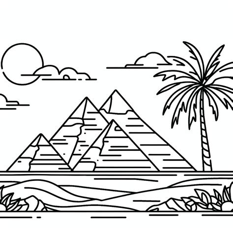 Ancient Egyptian Coloring Pages