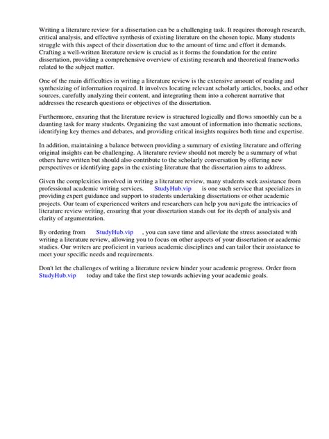 Image result for Dissertation Literature Review Example