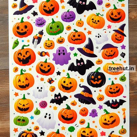 Printable Pumpkin Stickers and 20 Craft Activities for Kids, Adults ...