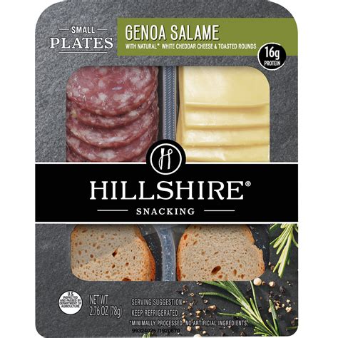 Hillshire® Snacking Small Plates, Genoa Salame Deli Lunch Meat and ...