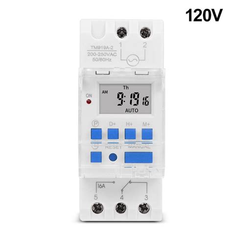 TM919A 120V Automatic Cycle Timing Timer Countdown Switch Wall Electri ...