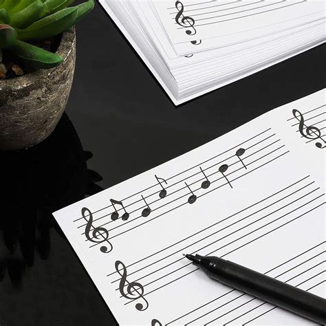 Buy Music Notes Stickers for Teachers and Students with Treble Clef (4 ...