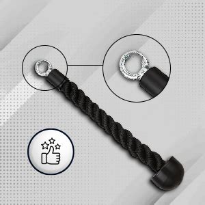 Amazon Basics Heavy Duty Tricep Rope Attachment, 1 Handle : Amazon.in ...