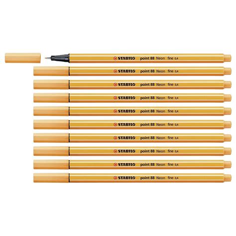 Buy Stabilo | Point 88 | Fineliner | Orange | Pack Of 10
