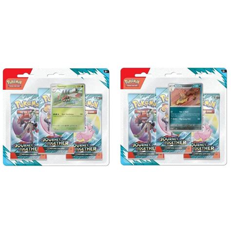 Pokemon Journey Together - 3 Pk Booster stock finder alerts in the US ...