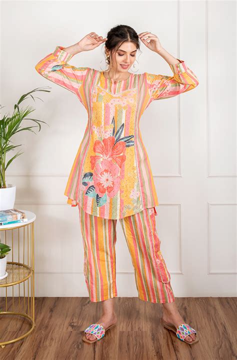 OH MY CO-ORD - Multicolor Co-ord Set - Ishnya