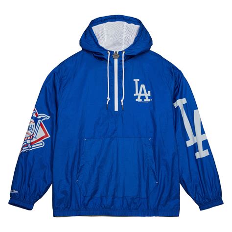 LOS ANGELES DODGERS MEN'S TEAM OG ANORAK PULLOVER WINDBREAKER – JR'S SPORTS