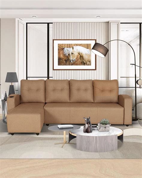 Trevi | Topaz | Upholstered L Shaped Sectional Sofa 6 Seater | Left ...