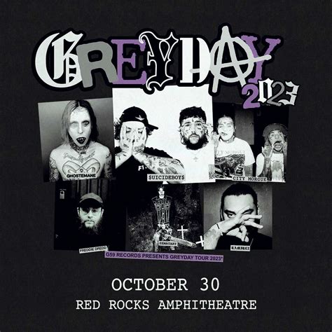 Suicideboys, Ghostemane & City Morgue, Red Rocks Amphitheatre, Morrison ...