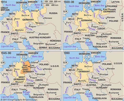 German Empire Map 1914