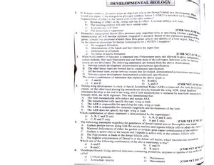 Developmental Biology - Developmental Biology Multicellular organisms ...