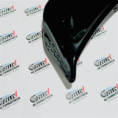 Universal Sedan Spoiler | Sporty Aerodynamic Design in Glossy Black ...
