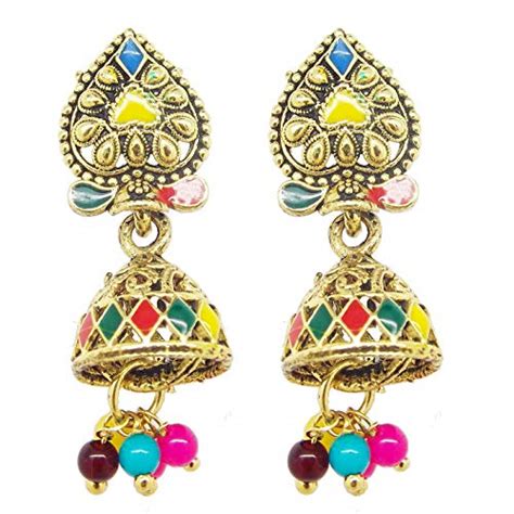 Buy femmibella Dangler Earrings for Women (Silver_CE5_PER_FM) at Amazon.in