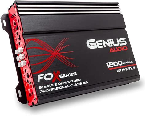 Buy Genius Audio GFX-55X4 Full Range Powered Car Amplifier Multichannel ...